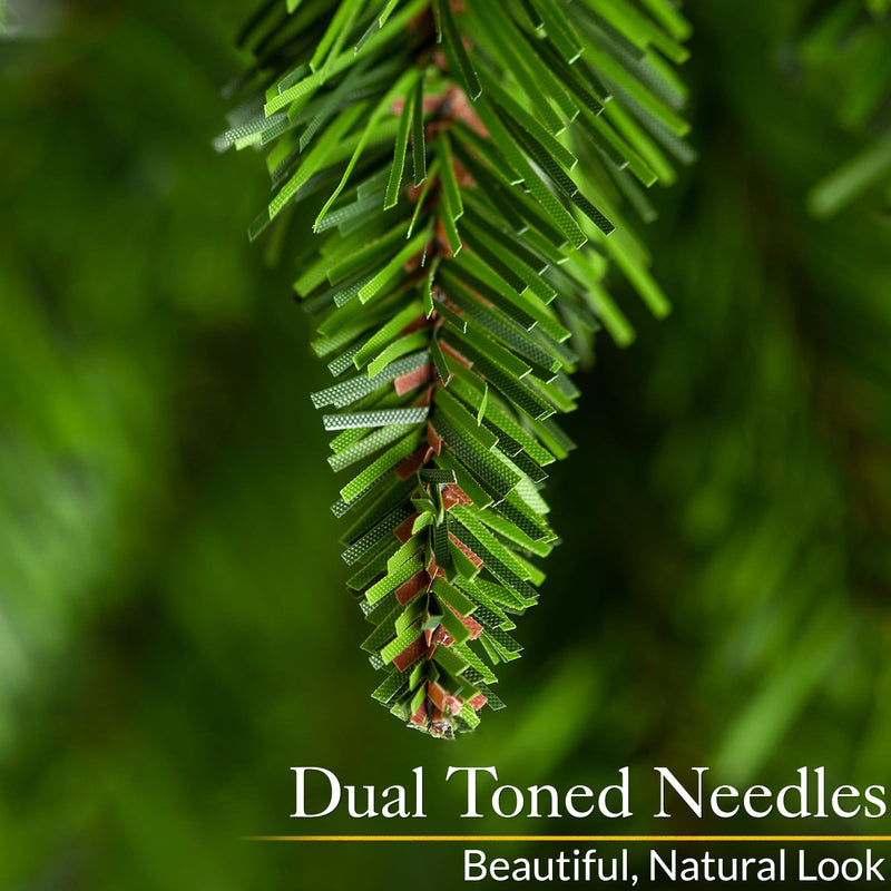 CHRISTOW Pencil Christmas Tree 6ft, Artificial Slim Narrow Green Spruce, Luxury Indoor Home Xmas Decoration, Natural Looking PE & PVC Needles, Easy Assembly with Stand (tree skirt not included) - Gift Guide