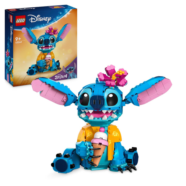 LEGO | Disney Stitch Building Toy for 9 Plus Year Old Kids, Girls & Boys, Playset with Ice-Cream Cone and Character Figure, Fun Birthday Gift 43249