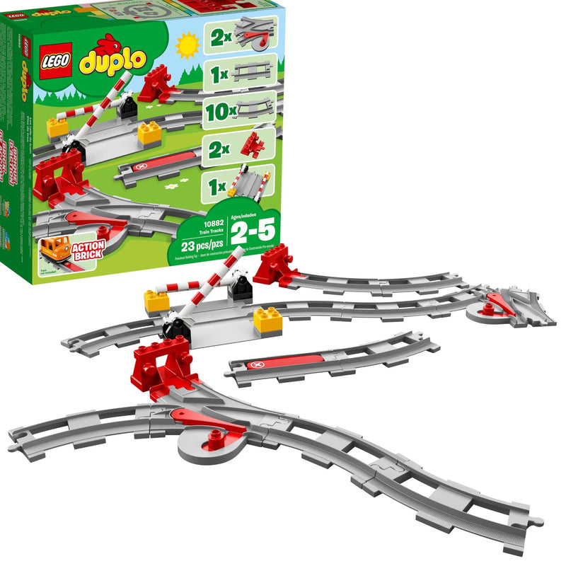 LEGO DUPLO 10882 Railway Rail Extension Kit (23 Pieces) 2018