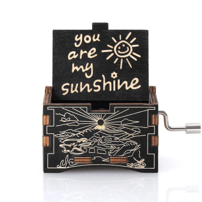 ZUGATI You Are My Sunshine Music Box Love Gift For Him/Her, Love Quotes Gifts For Her, Mum Gifts For Daughter, Valentines Day Gift To Wife, Husband, Father or Grandparent Present Valentines Gifts