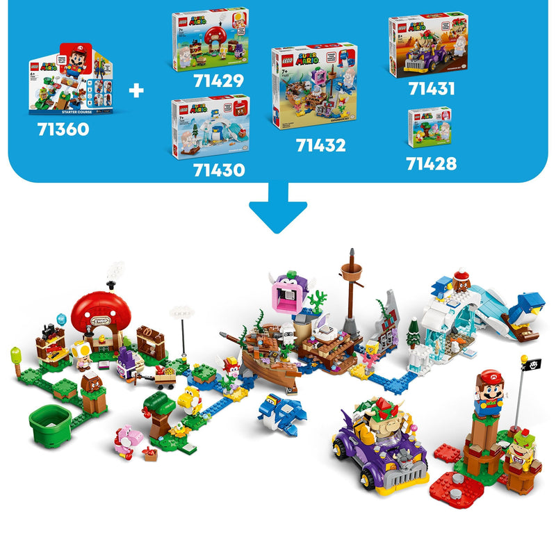 LEGO Super Mario Yoshis’ Egg-cellent Forest Expansion Set, Collectible Role-Play Toy for 6 Plus Year Old Boys, Girls & Kids with 2 Brick-Built Yoshi Character figures, Small Gifts for Gamers 71428