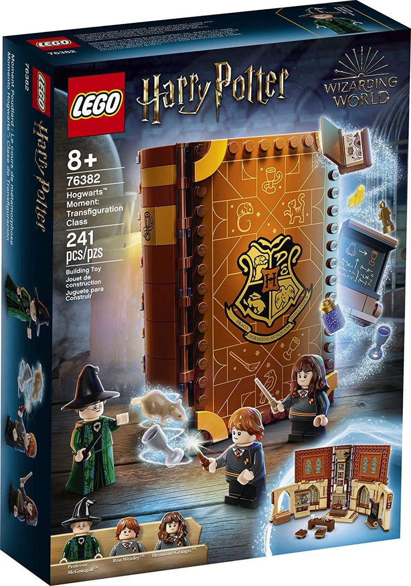 LEGO Harry Potter Hogwarts Moment: Transfiguration Class 76382 Professor McGonagall Room; Collectible Playset, New 2021 (240 Pieces)