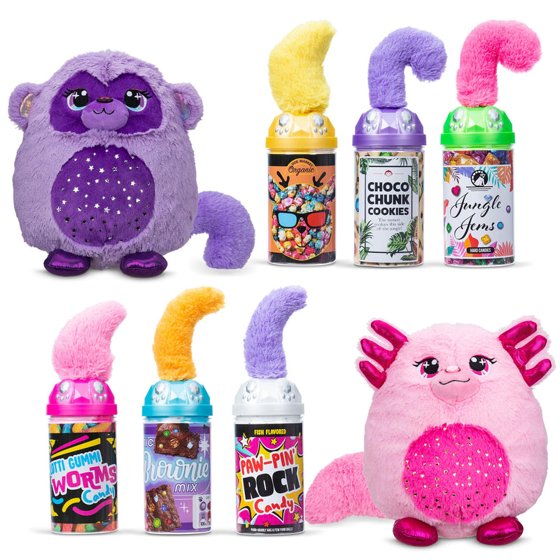 Basic Fun Misfittens Cats - Surprise Collectible Plush - Gemstones Misfittens, Kittens, Stuffed Cat Plush, Furry Surprise Toy for Girls, Boys, Kids and Toddlers Ages 3+
