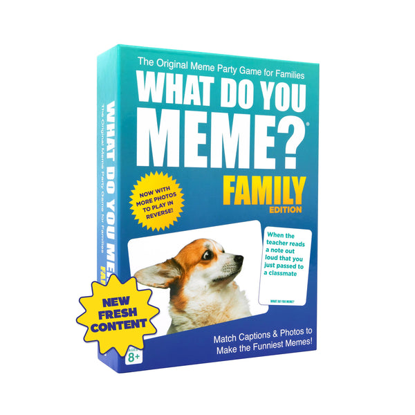 WHAT DO YOU MEME? Family Edition - The Hilarious Family Party Card Game For Meme Lovers