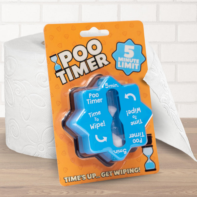 Boxer Gifts Poo Timer - Funny Gifts For Men - Joke Dad Boyfriend Husband Presents - Novelty Stocking Fillers For Him, Blue - Gift Guide