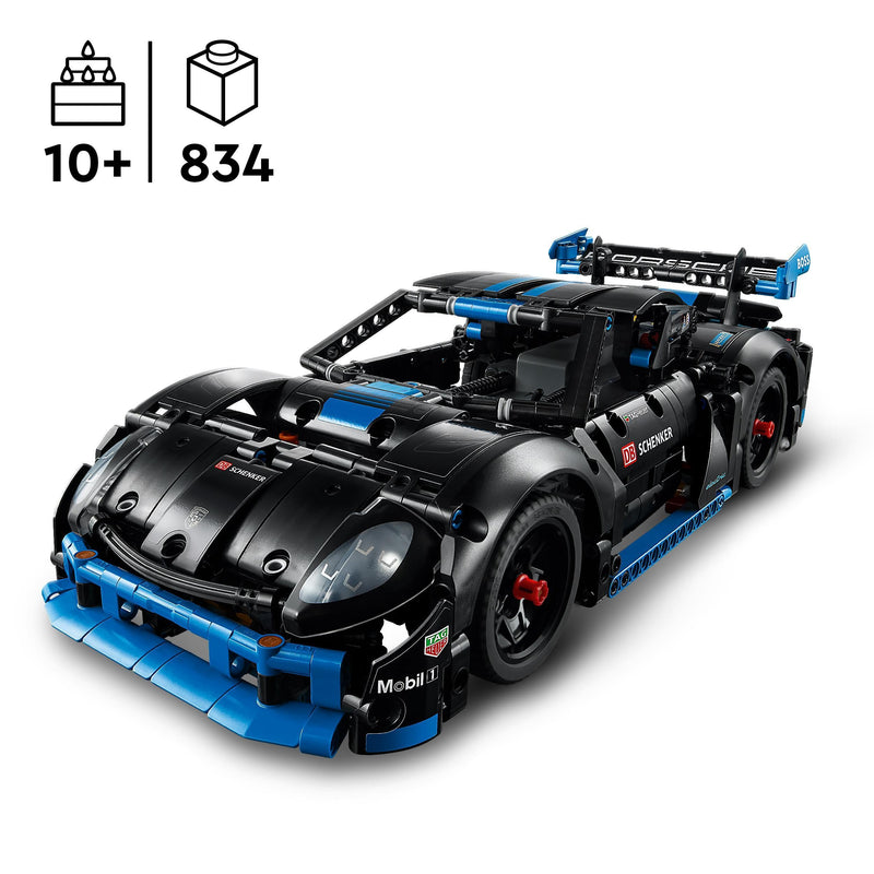 LEGO Technic Porsche GT4 e-Performance Race Car Toy for 10 Plus Year Old Boys & Girls, Model Vehicle with Remote Control Action, Kids' Bedroom Decoration, Birthday Gift Idea 42176