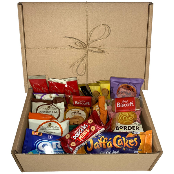Biscuits Gift Set Hamper Bundle Contains 26 Packs of Individually Wrapped Biscuits. Biscuit Hamper Includes a Variety of Loved Biscuits Inside this Biscuit Box. - Gift Guide