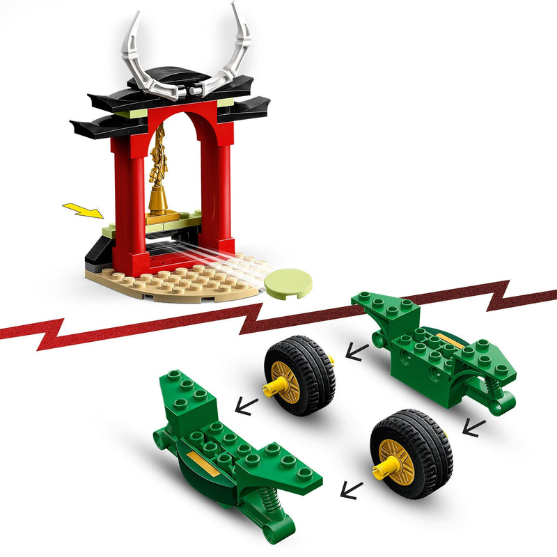 LEGO NINJAGO Lloyd’s Ninja Street Bike Motorbike Toy for Preschool Kids 4 Plus Years Old, Easy-to-Build Beginners Learning Set for Juniors, Gift Idea 71788