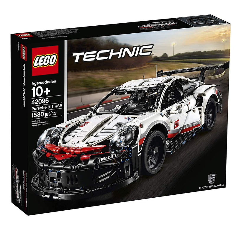 LEGO Technic Porsche 911 RSR 42096 Building Kit, New 2019 (1580 Piece),Black