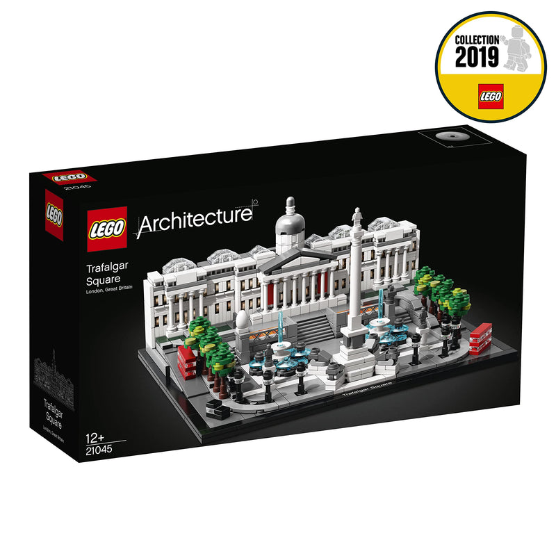 LEGO 21045 Architecture Trafalgar Square Set, with London Landmark, National Gallery Collectible Model Kits for Adults to Build