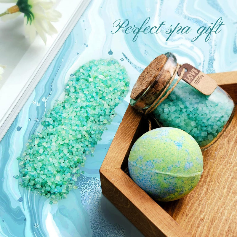 SABR Aqua Gift Set for Women (9 items) - Pamper Gifts for Women Birthday gifts for women Self Care Bath Sets gift for her Baby shower gifts leaving gifts Ladies gifts Thank you gifts for women