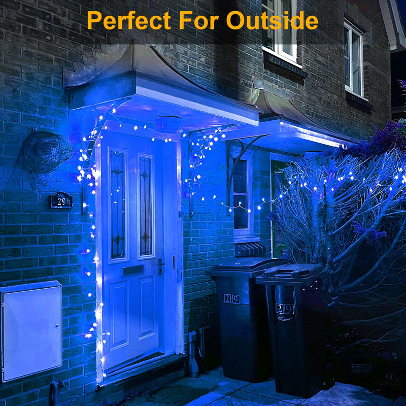 Christmas Fairy Lights Battery Operated Waterproof String Lights With Timer 3M 30 LED Lights Battery Powered Outdoor Indoor For Christmas Decorations, Bedroom, Door, Window, Terrace, Party, Blue - Gift Guide