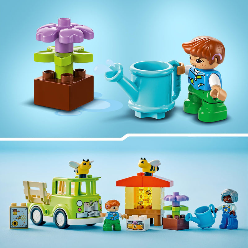 LEGO DUPLO Town Caring for Bees & Beehives, Kids’ Learning Toy with Drivable Truck, Beehive and 2 Figures, Early Development and Activity Toys, Gifts for Toddlers, Boys & Girls Aged 2 Plus 10419