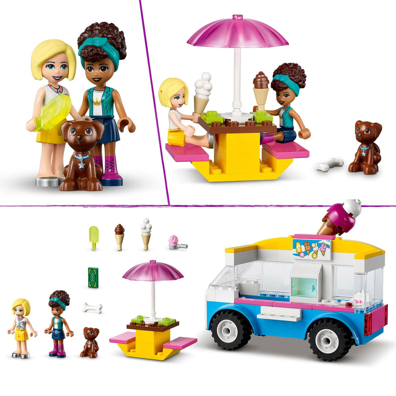 LEGO Friends Ice-Cream Truck 41715 Building Kit; Creative Toy That Grows Imaginations; Gift for Ice-Cream Lovers and Kids Aged 4 and over (84 Pieces)
