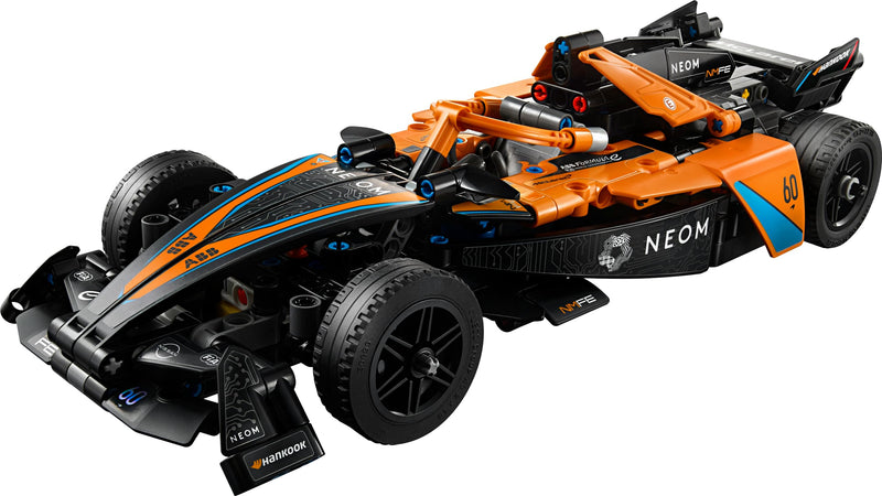 LEGO Technic NEOM McLaren Formula E Race Car Toy for 9 Plus year Old Kids, Boys & Girls, Model Pull-Back Vehicle Building Set, Kids' Bedroom Decoration, Birthday Gift Idea 42169