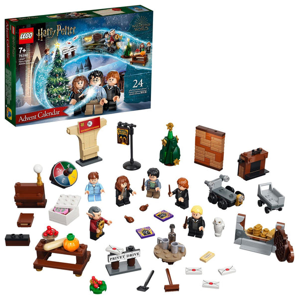 LEGO 76390 Harry Potter Advent Calendar 2021 Christmas Toys and Board Game Gift for Kids Aged 7 with 6 Minifigures