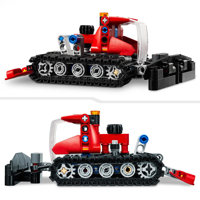 LEGO Technic Snow Groomer to Snowmobile 2in1 Vehicle Model Set, Engineering Toys, Winter Construction Toy for Boys and Girls 7+ Years Old, Birthday Gift Idea 42148