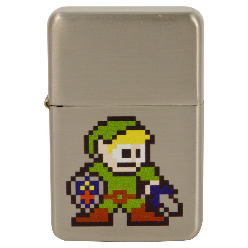 Pixel Characters Zelda Windproof Lighter. Cool Retro Gaming Geek Chic Funky Gift