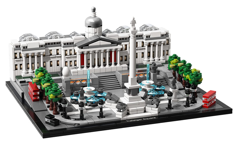 LEGO 21045 Architecture Trafalgar Square Set, with London Landmark, National Gallery Collectible Model Kits for Adults to Build