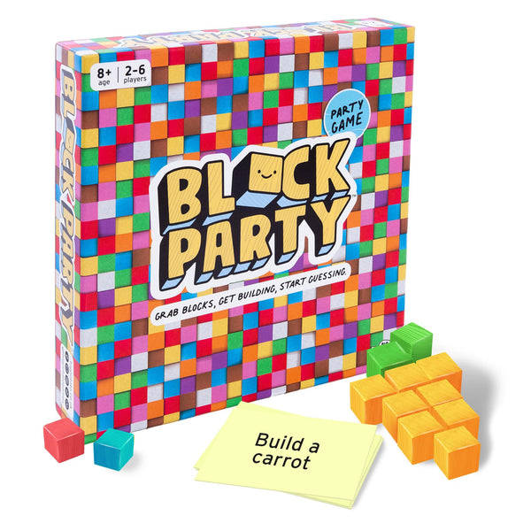 Block Party: Colourful Block Building Family Board Game for Kids Aged 8+, Adults, Teens | Best Christmas Board Games