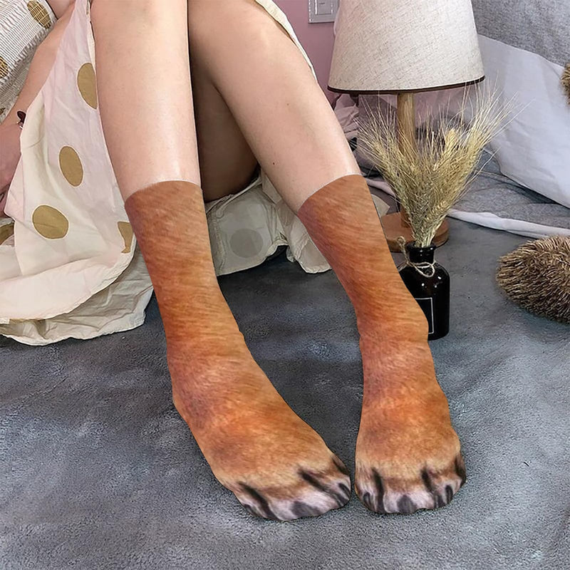Funny Gifts for Women Men Funny Dog Paw Socks Dog Lovers Gifts Novelty Socks Chihuahua Gifts Cocker Spaniel Gifts for Women
