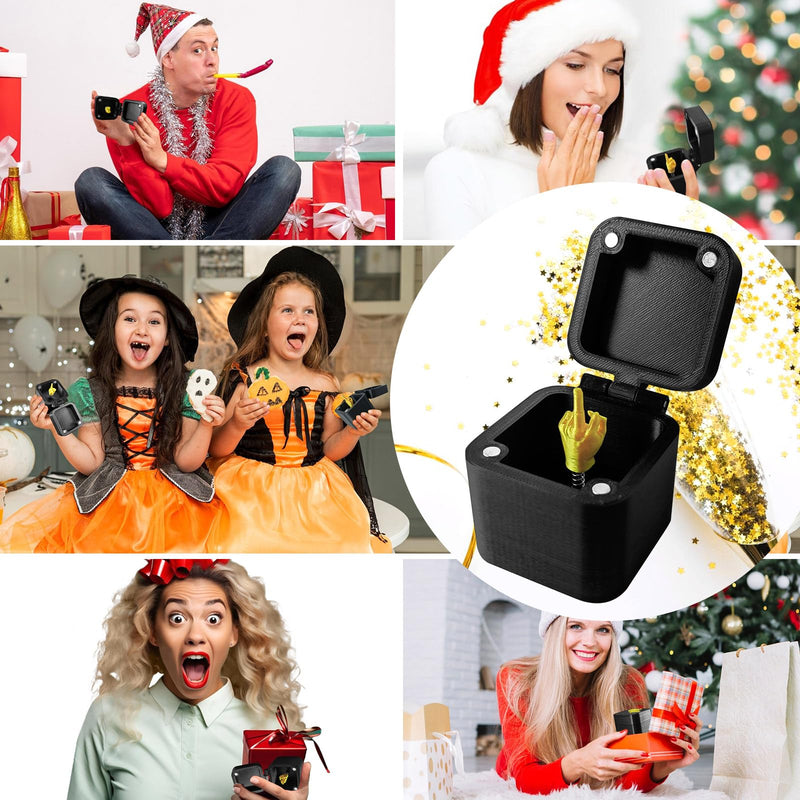 Middle Finger in a Box, Middle Finger Surprise Gift Box, Gag Prank Gifts, Secret Santa Gifts, Novelty Christmas Funny Gifts for Men Women - Gift Guide
