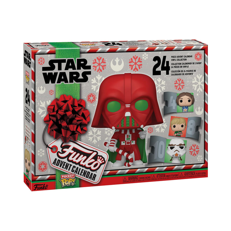 Funko Advent Calendar: Star Wars Holiday - Darth Vader - 24 Days Of Surprise - Collectable Vinyl Mini Figures - Mystery Box - Gift Idea - Holiday Xmas for Girls, Boys & Kids - Christmas Countdown - Gift Guide