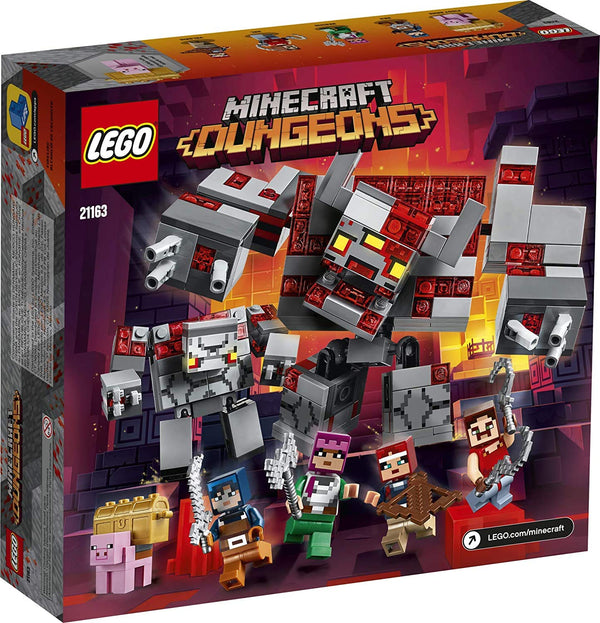 LEGO Minecraft The Redstone Battle 21163 Cool Minecraft Set for Kids Aged 8 and Up, Great Birthday Gift for Minecraft Players and Fans of Monsters, Dungeons and Battle Action, New 2020 (504 Pieces)