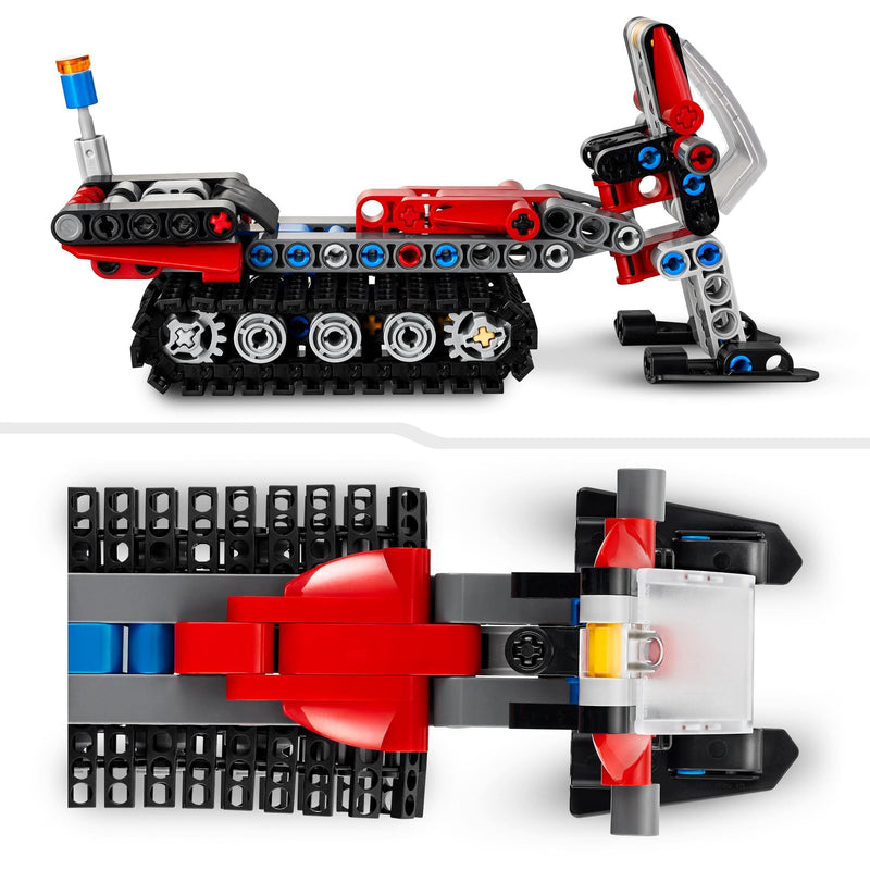 LEGO Technic Snow Groomer to Snowmobile 2in1 Vehicle Model Set, Engineering Toys, Winter Construction Toy for Boys and Girls 7+ Years Old, Birthday Gift Idea 42148