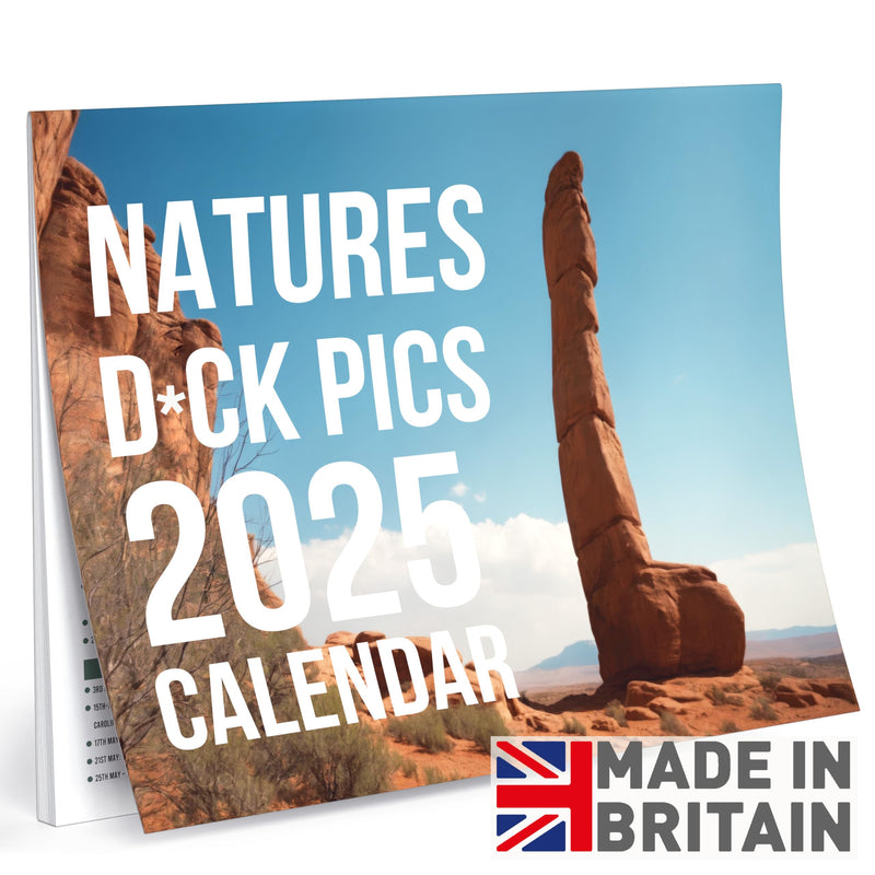 Calendar 2025 Funny Natures D*ck Pics - A3 Month to View features 12 High Resolution Images of Natural Funny Images - Gag, Rude, Great Gift for Birthdays, Secret Santa Christmas Stocking Present - Gift Guide