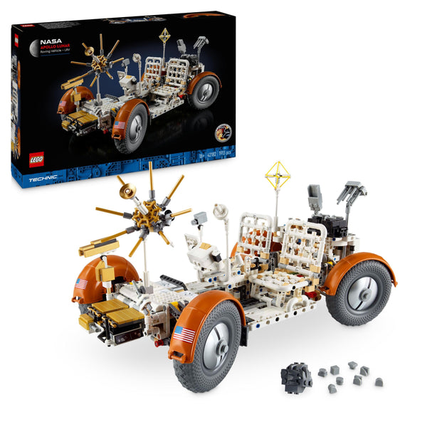 LEGO Technic NASA Apollo Lunar Roving Vehicle – LRV, Space Rover Model Kit for Adults to Build, Collectible Home or Office Decor Set, Gift for Men, Women, Him and Her 42182