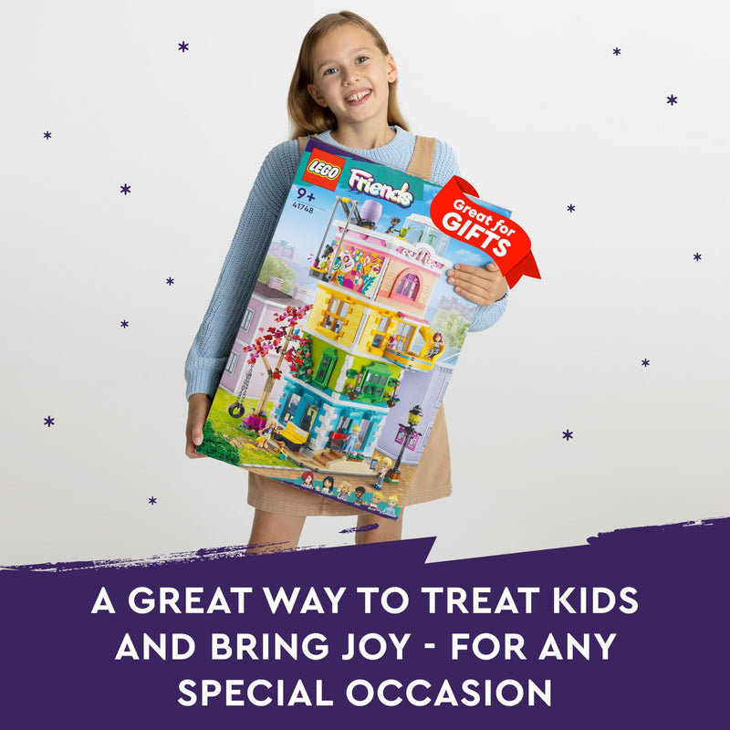 LEGO Friends Heartlake City Community Centre Modular Building Set, Toy Birthday Gift Idea for Kids, Girls, Boys with Art and Recording Studios, Gaming Room plus Pickle the Dog and More 41748