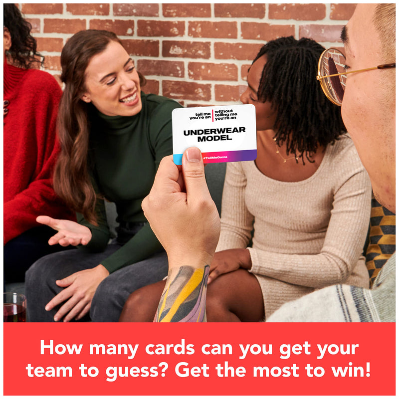 Spin Master Games Tell Me Without Telling Me - The Viral Trend, Now A Hilarious Party Game for a Stag or Hen Party, University, Birthdays, & More, for Adults Ages 18 and up