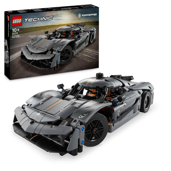 LEGO Technic Koenigsegg Jesko Absolut Grey Hypercar, Race Car Building Toy Set for Boys, Girls & Kids Aged 10 Plus, Buildable Vehicle Model Kit, Introduction to Engineering, Birthday Gift Idea 42173