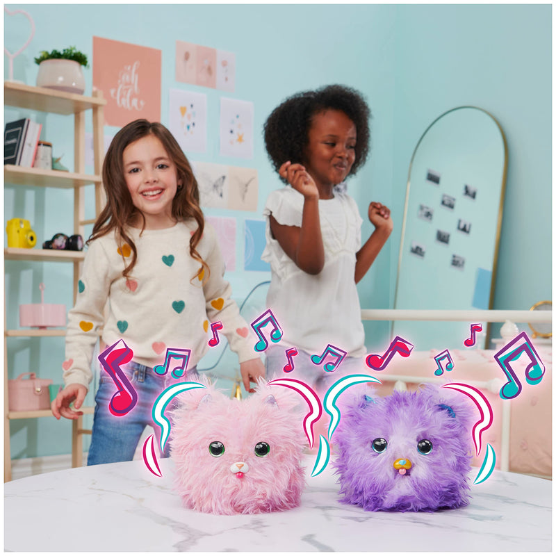 Fur Fluffs, Pupper-Fluff Surprise Reveal Interactive Toy Pet, Over 100 Sounds and Reactions Cute and Fluffy Dog Kids Toys for Girls & Boys Ages 5+ - Gift Guide