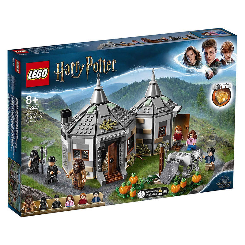 LEGO 75947 Harry Potter Hagrid’s Hut: Buckbeak’s Rescue Playset with Hippogriff Figure, Toy Gift Idea for Kids Age 8+