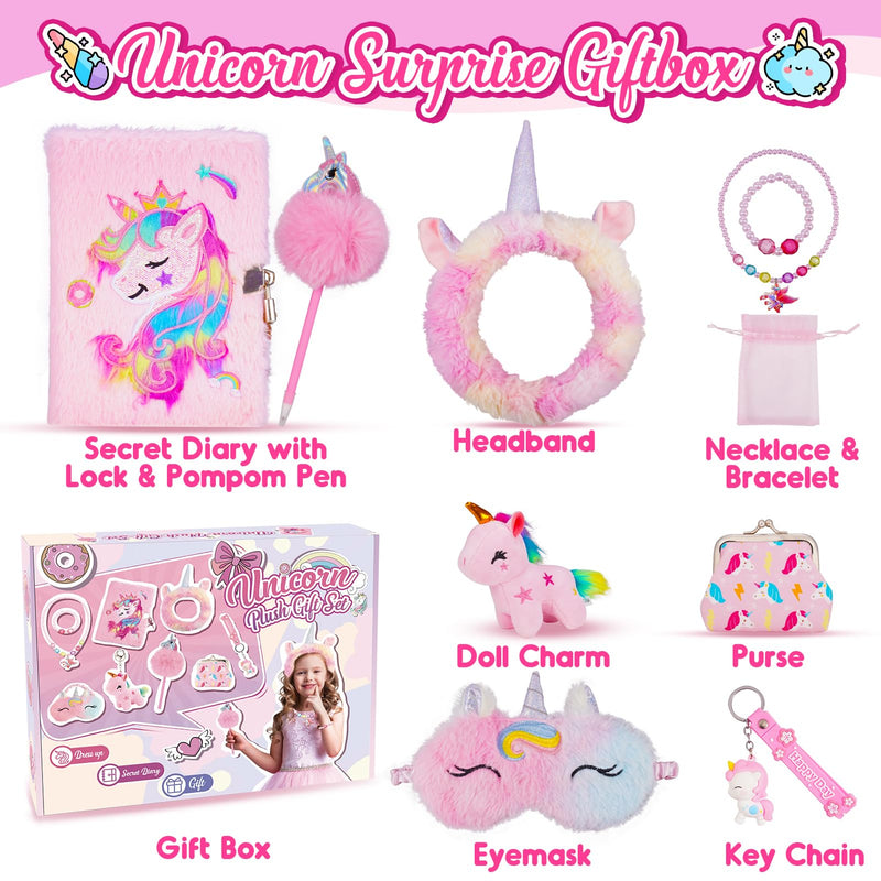 HappyKidsClub Unicorn Gifts for Girls, Birthday Gifts for Girls Toys Age 3-12 Year Old Girls Gifts for 4-12 Year Olds Girls Birthday Presents Toys for 3-14 Year Old Girls Christmas Xmas Gifts for Kids - Gift Guide