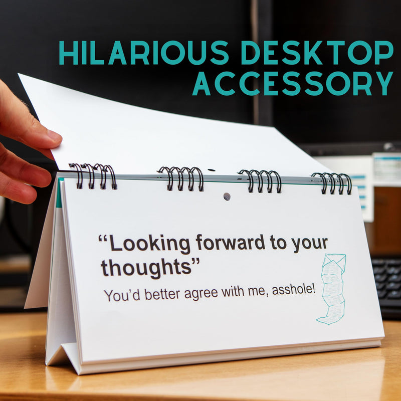 Boxer Gifts As Per My Last Email Flipbook – Office Secret Santa Gifts For Colleagues – Boss Gift - Novelty Desk Signs - Fun Desk Accessories