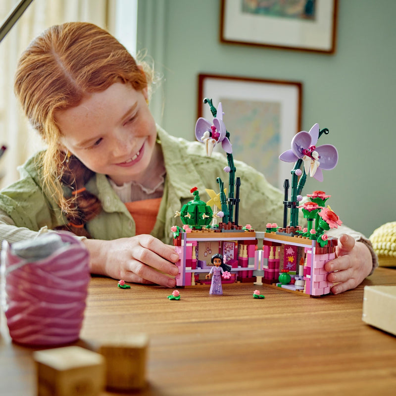 LEGO | Disney Encanto Isabela’s Flowerpot, Buildable Orchid Flower Toy for 9 Plus Year Old Kids, Girls & Boys, with Film Character Mini-Doll Figure, and Cactus, Fun Birthday Gift 43237