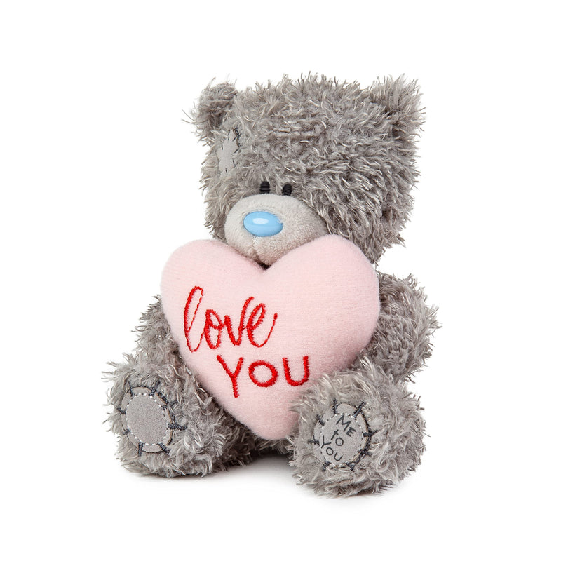 Me To You Bear 4" Love You Padded Heart, Gray - Gift Guide