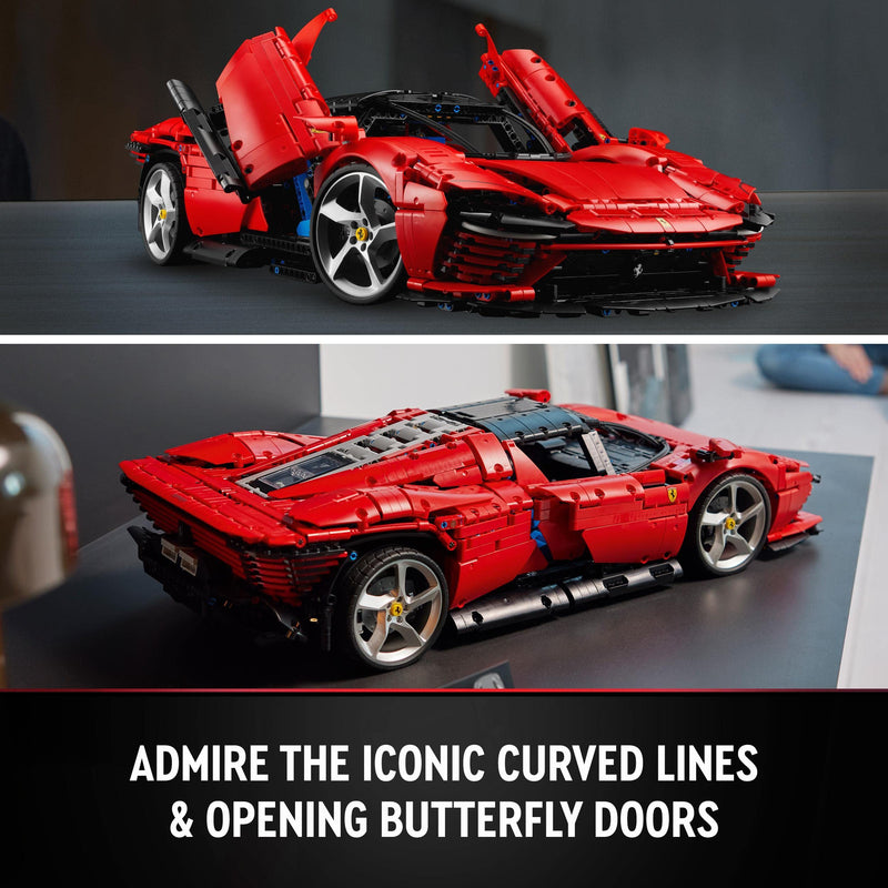 LEGO Technic Ferrari Daytona SP3, Race Car Model Building Kit, 1:8 Scale Advanced Collectible Set for Adults & Teens, Ultimate Cars Concept Series, Gift Idea for Men, Women, Him or Her 42143