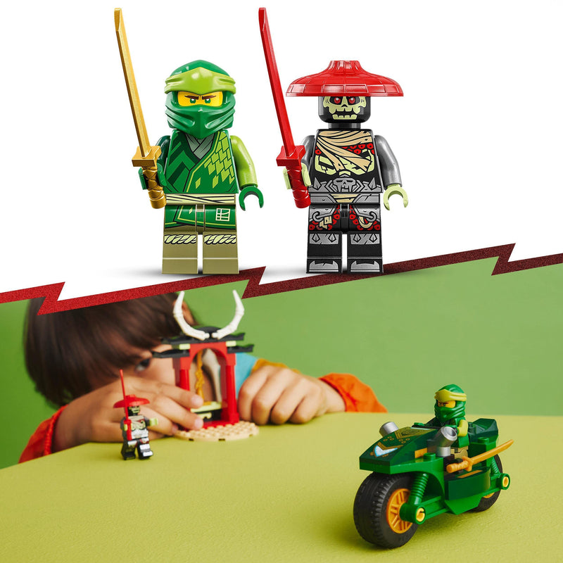 LEGO NINJAGO Lloyd’s Ninja Street Bike Motorbike Toy for Preschool Kids 4 Plus Years Old, Easy-to-Build Beginners Learning Set for Juniors, Gift Idea 71788