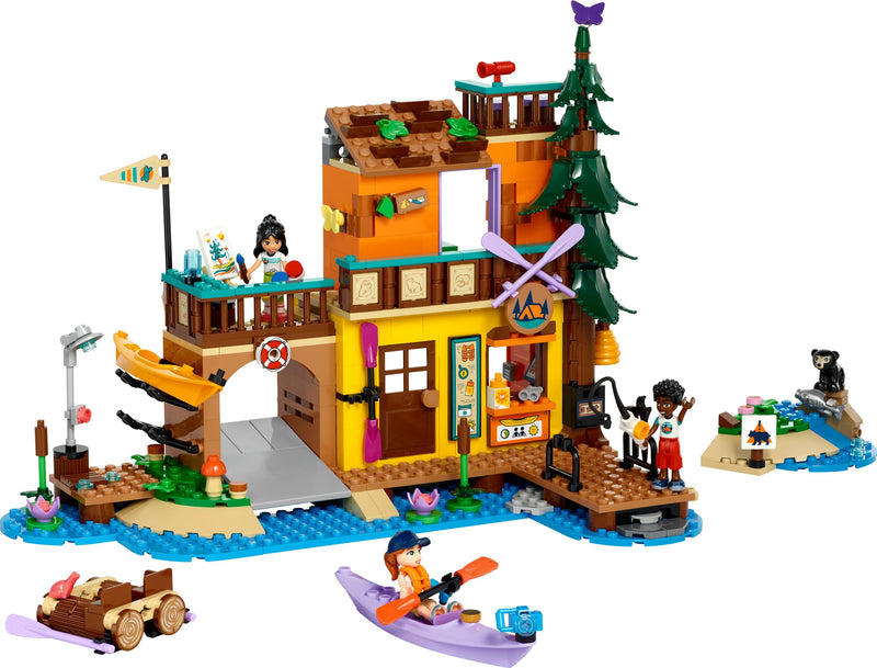 LEGO Friends Adventure Camp Water Sports Building Toy for Kids, Role-Play Gift Idea for 7 Plus Year Old Girls and Boys, with 3 Mini-Doll Characters and a Bear Figure, Educational Set 42626