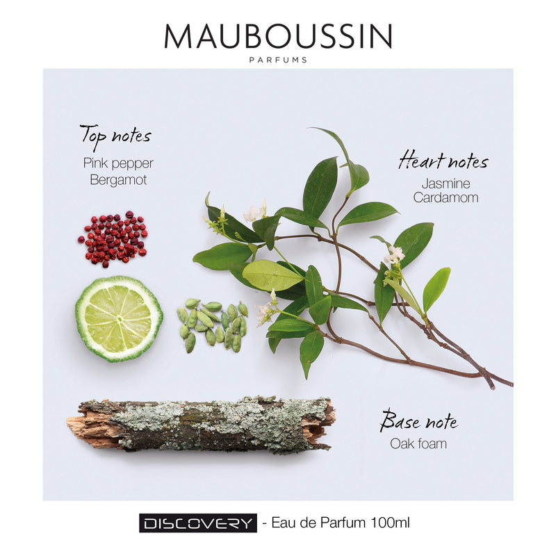 Mauboussin - Prestige Set Discovery : Eau de Parfum, Shower Gel, After-Shave Balm & Toiletry Bag