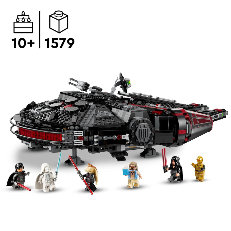 LEGO Star Wars The Dark Falcon Starship Set, Vehicle Building Toy for 10 Plus Year Old Boys & Girls, with 6 Minifigures Incl. C-3PO, Birthday Gift for Kids and Fans 75389