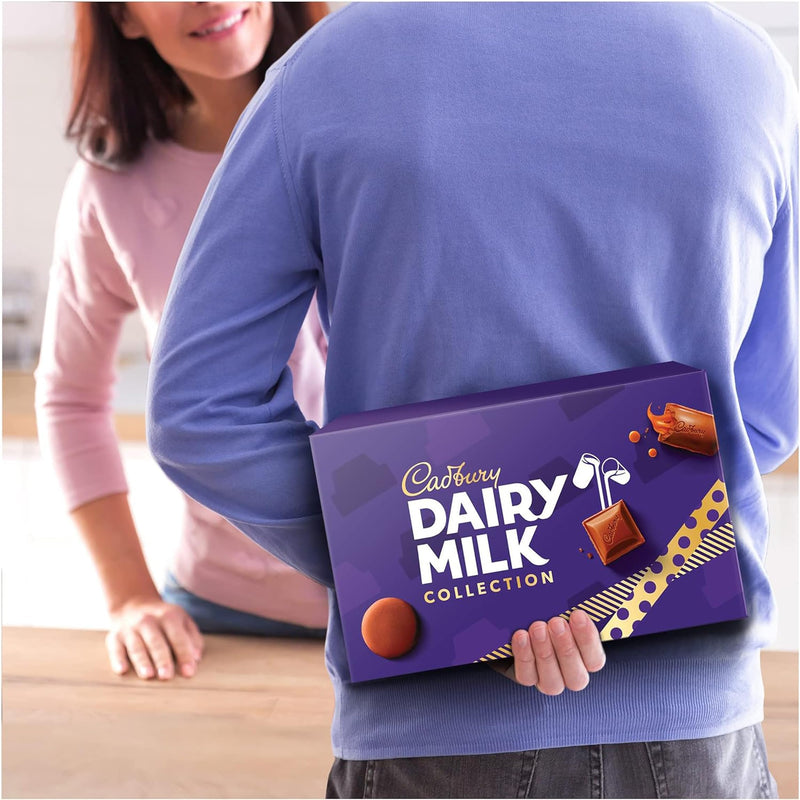 Cadbury Dairy Milk Deluxe Chocolate Hamper, Gift Box of 10 Assorted Chocolate Bars and Bags, 1.04 kg - Gift Guide