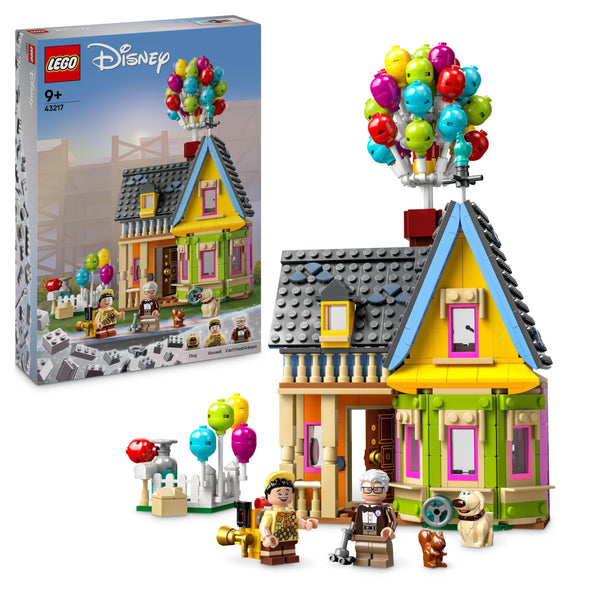 LEGO Disney and Pixar ‘Up’ House Buildable Toy with Balloons, Carl, Russell and Dug Figures, Collectible Model Set, Iconic Gift Idea for Kids, Girls & Boys 43217