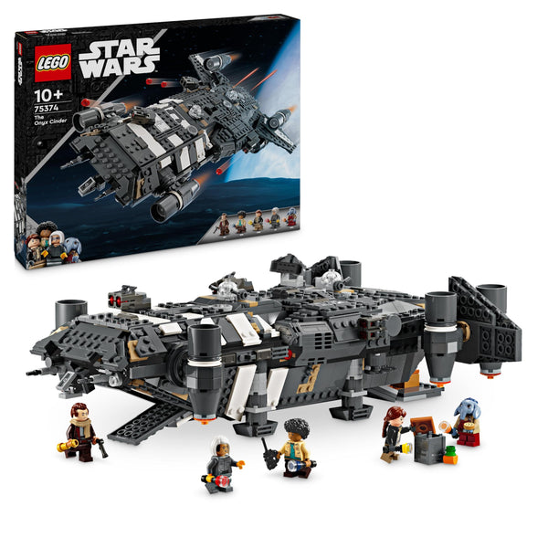 LEGO Star Wars: Skeleton Crew The Onyx Cinder Set, Collectible Building Toy for 10 Plus Year Old Boys & Girls, Includes 5 Character Minifigures, Gift Idea for Kids and fans 75374