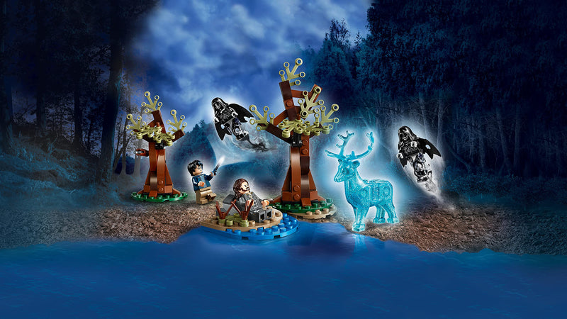 LEGO 75945 Harry Potter Expecto Patronum Set with 4 Minifigures and Patronus Stag Figure