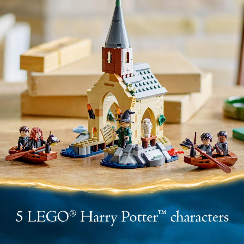 LEGO Harry Potter Hogwarts Boat House Building Toy - Harry Potter Toys for Kids, Girls & Boys, Age 8+ - Gifts for Christmas - W/ 5 Minifigures - 76426